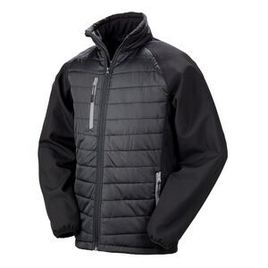 Result Unisex Adult Compass Softshell Gilet / Black/Gray